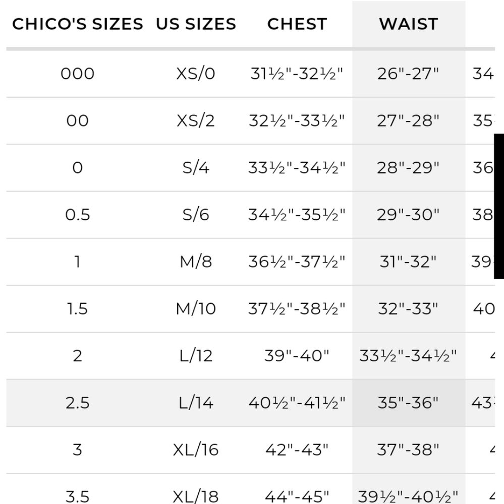 Chico's darkest brown corduroy pants trousers 0 - Picture 2 of 6